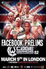 Watch Cage Warriors 52 Facebook Preliminary Fights Afdah