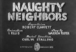 Watch Naughty Neighbors (Short 1939) Afdah
