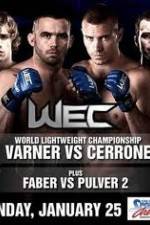Watch WEC 38 Varner vs Cerrone Afdah