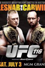 Watch UFC 116: Lesnar vs. Carwin Afdah