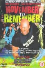 Watch ECW - November To Remember '99 Afdah