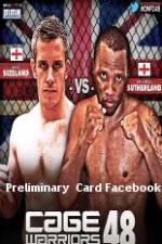 Watch Cage Warriors 48 Preliminary Card Facebook Afdah