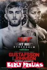 Watch UFC on Fox 14 Gustafsson vs Johnson Early Prelims Afdah