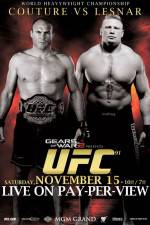 Watch UFC 91 Couture vs Lesnar Afdah