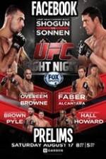 Watch UFC Fight Night 26 Facebook Prelims Afdah