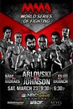 Watch World Series of Fighting 2 Arlovski vs Johnson Afdah