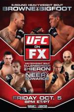 Watch UFC on FX 5 Browne Vs Bigfoot Afdah
